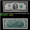 1976 $2 Federal Reserve Note (Philadelphia, PA) Grades Gem CU