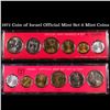 Image 1 : 1971 Coin of Israel Official Mint Set 6 Mint Coins