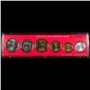 Image 2 : 1971 Coin of Israel Official Mint Set 6 Mint Coins