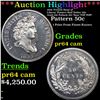Image 1 : Proof ***Auction Highlight*** 1859 'French Head of Liberty' Pattern Half Dollar 50c Judd-241 Pollock