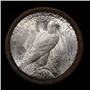 Image 3 : ***Auction Highlight*** Full solid date 1923-p Uncirculated Peace silver dollar roll, 20 coins (fc)