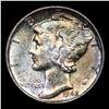 Image 2 : 1942-p Mercury Dime 10c Grades GEM Unc