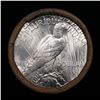 Image 3 : ***Auction Highlight*** Full solid date 1922-p Uncirculated Peace silver dollar roll, 20 coins (fc)