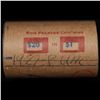 Image 4 : ***Auction Highlight*** Full solid date 1922-p Uncirculated Peace silver dollar roll, 20 coins (fc)