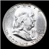 Image 2 : 1952-d Franklin Half Dollar 50c Grades Select Unc FBL