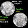 Image 1 : 1880/79-s Morgan Dollar $1 Grades Select Unc