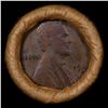 Image 2 : Mixed small cents 1c orig shotgun roll, 1918-d Wheat Cent, 1894 Indian Cent other end, Brinks Wrappe