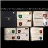 Image 1 : 1975 Papua New Guinea 1st Day Cover set of 6 Coin Proof Sets & Stamps