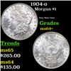 Image 1 : 1904-o Morgan Dollar $1 Grades Choice+ Unc