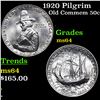 Image 1 : 1920 Pilgrim Old Commem Half Dollar 50c Grades Choice Unc