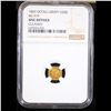 Image 2 : NGC 1869 Gold Liberty Octagonal Half Dollar - California Fractional Gold BG-919 Graded unc details B