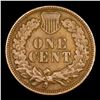 Image 3 : 1909 Indian Cent 1c Grades xf+