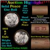 Image 1 : ***Auction Highlight*** Full solid date 1922-p Uncirculated Peace silver dollar roll, 20 coins (fc)