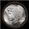 Image 2 : ***Auction Highlight*** Full solid date 1922-p Uncirculated Peace silver dollar roll, 20 coins (fc)