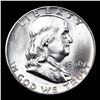 Image 2 : 1960-p Franklin Half Dollar 50c Grades Choice+ Unc