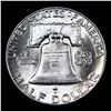 Image 3 : 1960-p Franklin Half Dollar 50c Grades Choice+ Unc