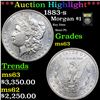 Image 1 : ***Auction Highlight*** 1883-s Morgan Dollar $1 Graded Select Unc BY USCG (fc)