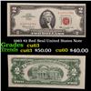 Image 1 : 1963 $2 Red Seal United States Note Grades Select CU