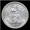 Image 2 : ***Auction Highlight*** 1877-s Seated Liberty Quarter 25c Graded Choice Unc BY USCG (fc)
