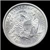 Image 3 : ***Auction Highlight*** 1877-s Seated Liberty Quarter 25c Graded Choice Unc BY USCG (fc)