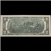 Image 3 : 1976 $2 Federal Reserve Note 1st Day of Issue, with Stamp Grades Choice AU/BU Slider