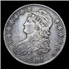 Image 2 : 1830 Large 0 O-122 Capped Bust Half Dollar 50c Graded au53 By SEGS