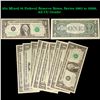 10x Mixed $1 Federal Reserve Notes, Series 1963 to 2009, All CU Grade! Grades Brilliant Uncirculated