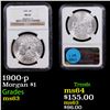 Image 1 : NGC 1900-p Morgan Dollar $1 Graded ms63 By NGC
