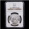 Image 2 : NGC 1900-p Morgan Dollar $1 Graded ms63 By NGC