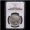 Image 2 : NGC 1921-p Peace Dollar $1 Graded au50 By NGC