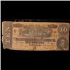 Image 2 : 1864 $10 Confederate Note, T68 Grades vf+
