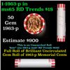 Image 1 : Shotgun Lincoln 1c roll, 1963-p 50 pcs Bank Wrapper.