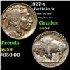 Image 1 : 1927-s Buffalo Nickel 5c Grades Choice AU/BU Slider
