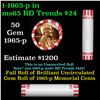 Image 1 : Shotgun Lincoln 1c roll, 1965-p 50 pcs Bank Wrapper.