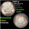 Image 1 : 1885-p Morgan Dollar $1 Grades Choice+ Unc