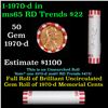 Image 1 : Shotgun Lincoln 1c roll, 1970-p 50 pcs Bank Wrapper.