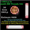 Image 1 : Shotgun Lincoln 1c roll, 1963-p 50 pcs Bank Wrapper.