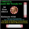 Image 1 : Shotgun Lincoln 1c roll, 1982-d 50 pcs Bank Wrapper.