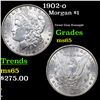 Image 1 : 1902-o Morgan Dollar $1 Grades GEM Unc