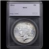 Image 4 : ***Auction Highlight*** 1924-s Peace Dollar $1 Graded ms64 By SEGS (fc)
