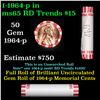 Image 1 : Shotgun Lincoln 1c roll, 1964-p 50 pcs Bank Wrapper.