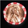 Image 2 : Shotgun Lincoln 1c roll, 1964-p 50 pcs Bank Wrapper.