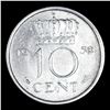 Image 3 : 1958 Netherlands 10 Cents KM-182 Grades Choice Unc