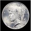 Image 2 : 1925-p Peace Dollar $1 Grades Choice+ Unc