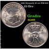 Image 1 : 1966 Denmark 25 ore KM-850 Grades GEM+ Unc