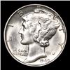 Image 2 : 1940-p Mercury Dime 10c Grades GEM++ Unc