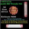 Image 1 : Shotgun Lincoln 1c roll, 1975-d 50 pcs Bank Wrapper.