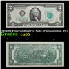 Image 1 : 1976 $2 Federal Reserve Note (Philadelphia, PA) Grades Gem CU