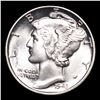 Image 2 : 1943-p Mercury Dime 10c Grades GEM FSB