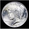 Image 2 : 1923-p Peace Dollar $1 Graded ms66 BY SEGS